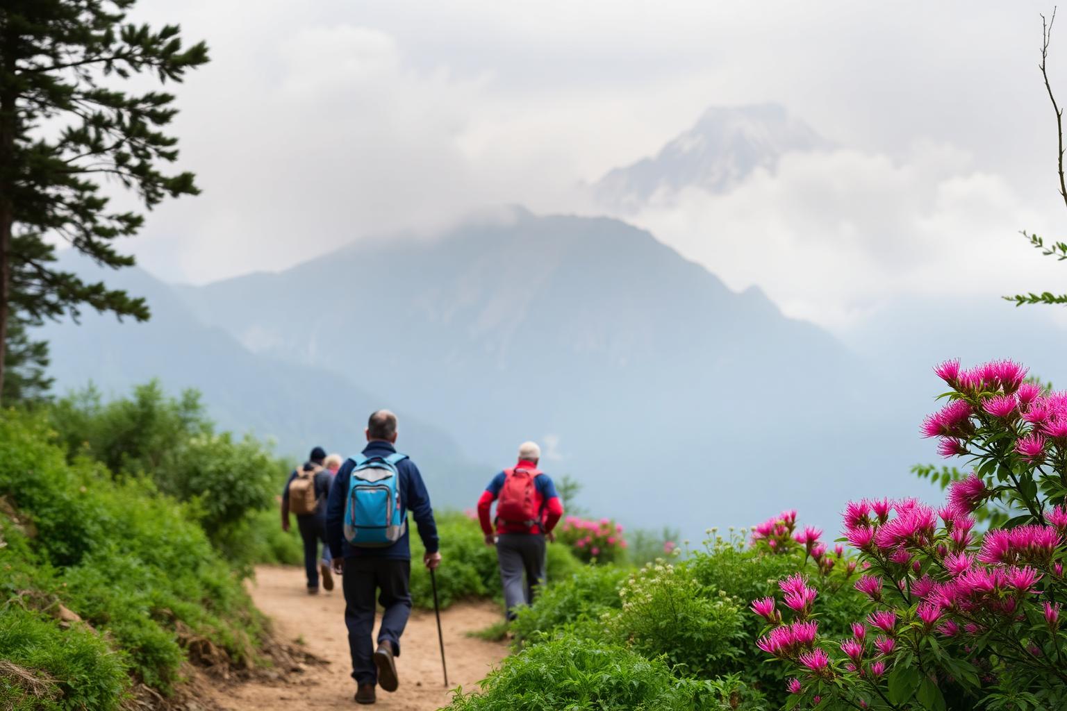 Hidden valleys in spring
